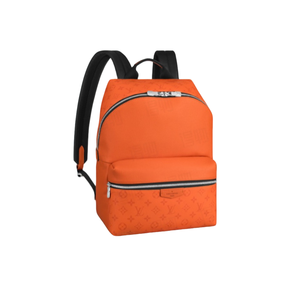 99新 LouisVuitton/路易威登 LV橙色双肩包/T19