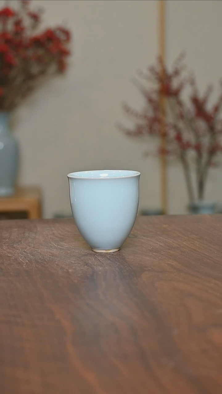 【闪购商品】其他天青釉桑麻款闻香杯一级70毫升