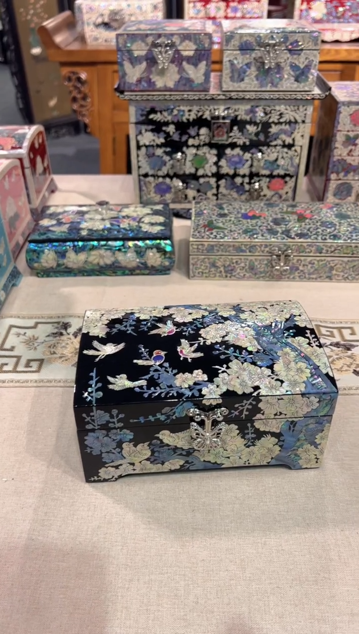 【闪购商品】按扣全贝底·弘贝雅螺钿漆器文化馆