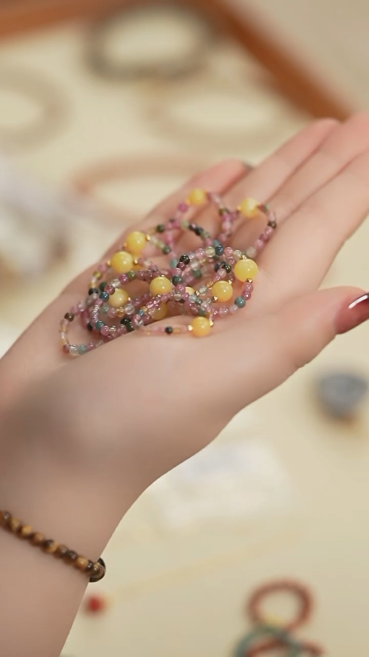 【闪购商品】碧玺戒指未镶嵌【海边】碧玺戒指（多样性发其一）