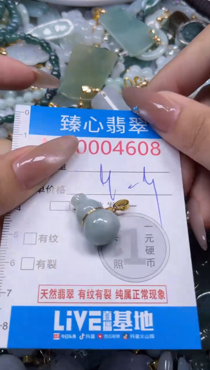 颈饰未镶嵌翡翠4608