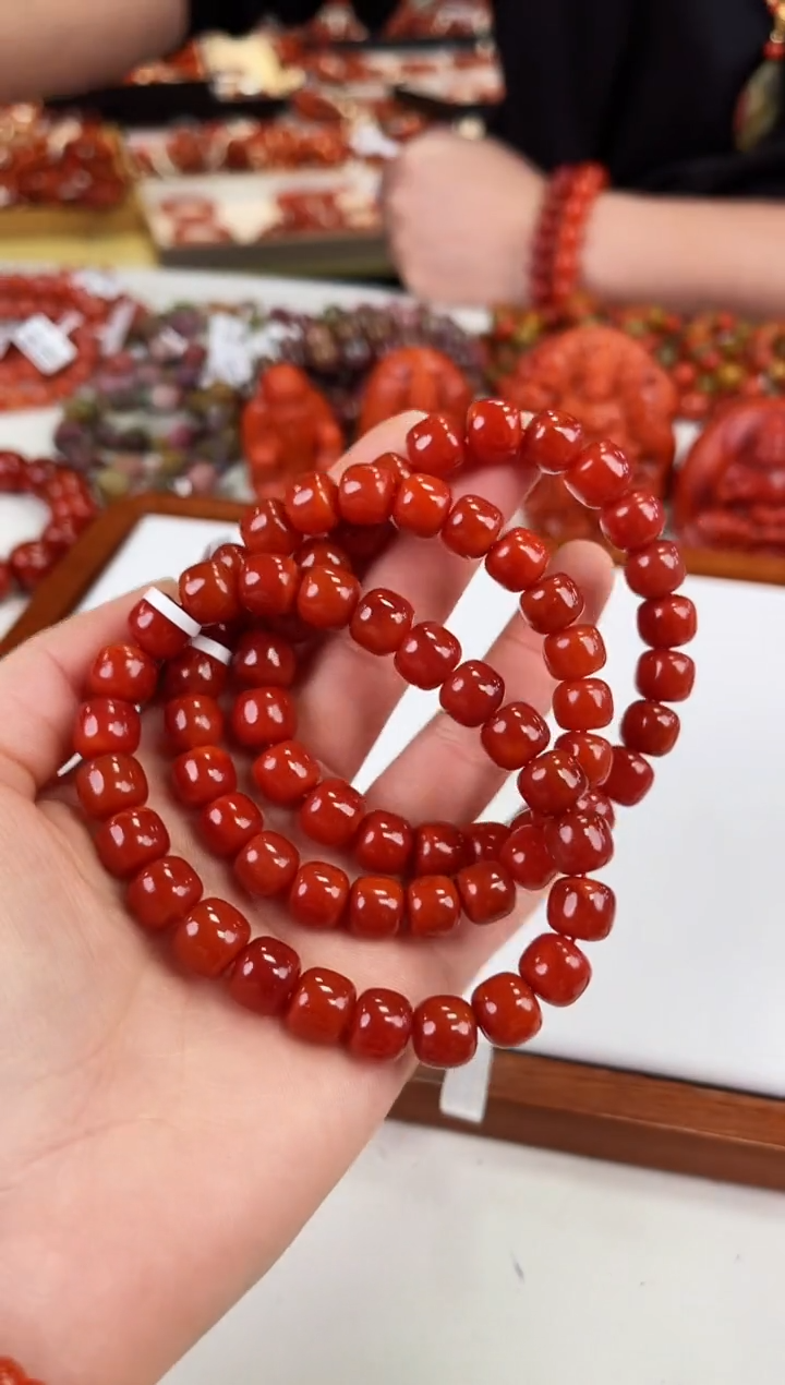 【闪购商品】南红玛瑙瓦西老型手串9+未镶嵌（多样式发其一）