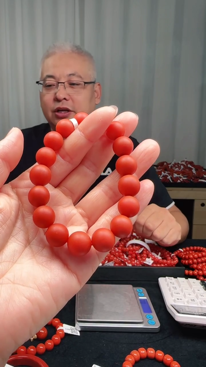 未镶嵌多样性发一件南红玛瑙【收藏级】12mm阿东寨哑光圆珠单圈