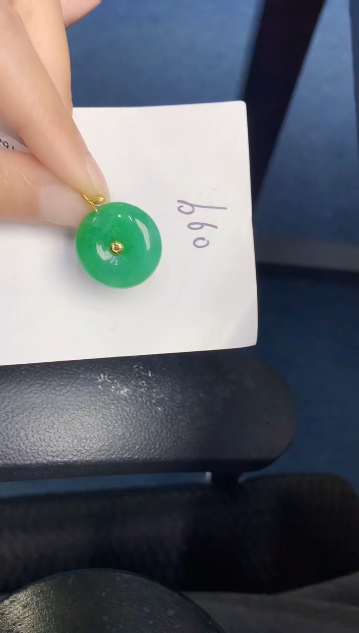 【闪购商品】翡翠颈饰18K金镶嵌000000000