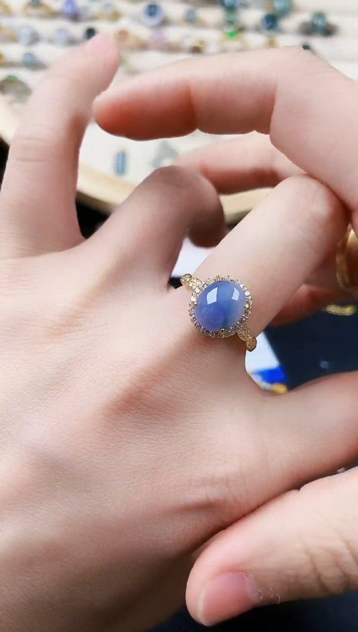 【闪购商品】翡翠银S925镶嵌戒指45654654