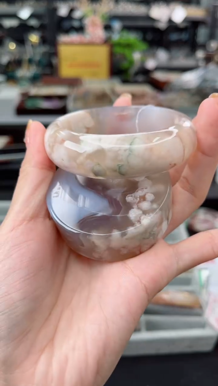 【闪购商品】石英质玉手镯未镶嵌57圈口（赠品镯心）3571168