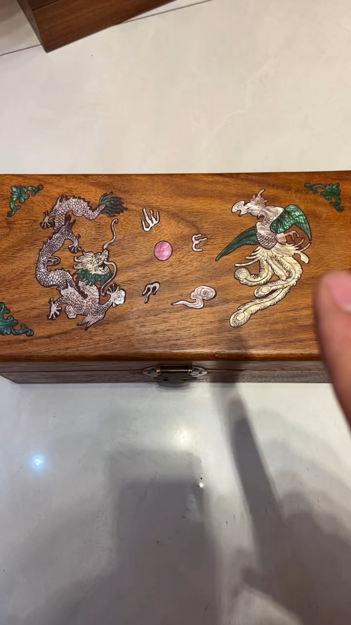 【闪购商品】木龙凤呈祥 首饰盒