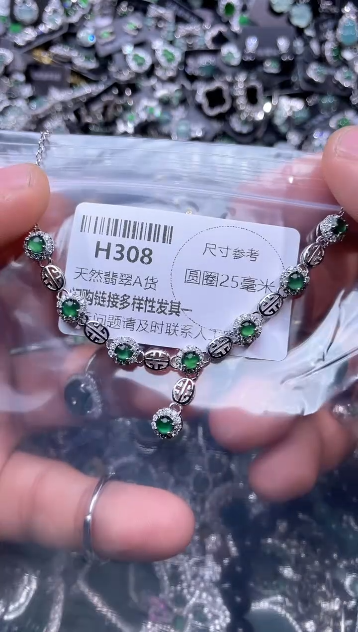 【闪购商品】翡翠颈饰未镶嵌H308项链