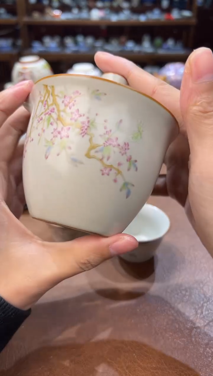 真的很便宜超好看会开片的旅行茶具