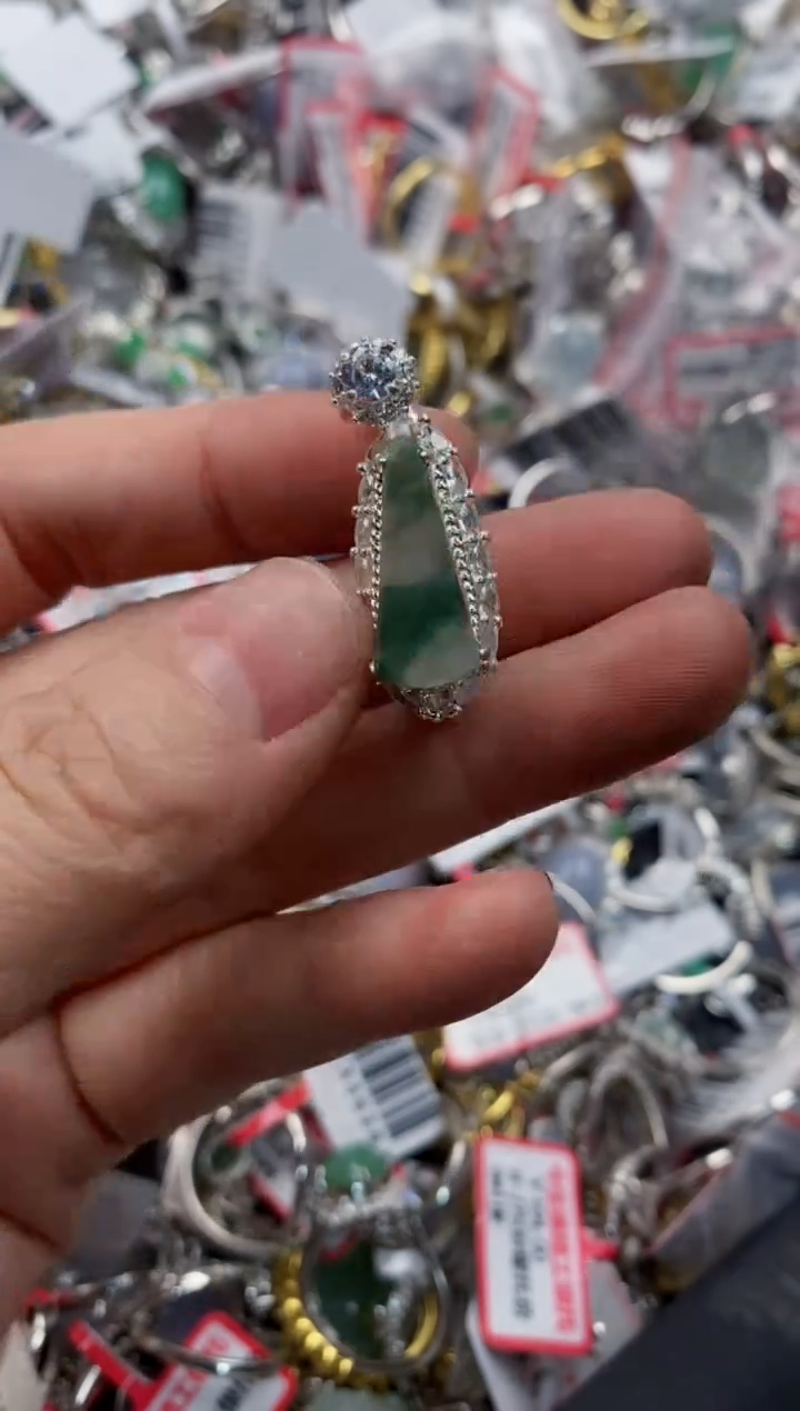 未镶嵌戒指翡翠5555---6