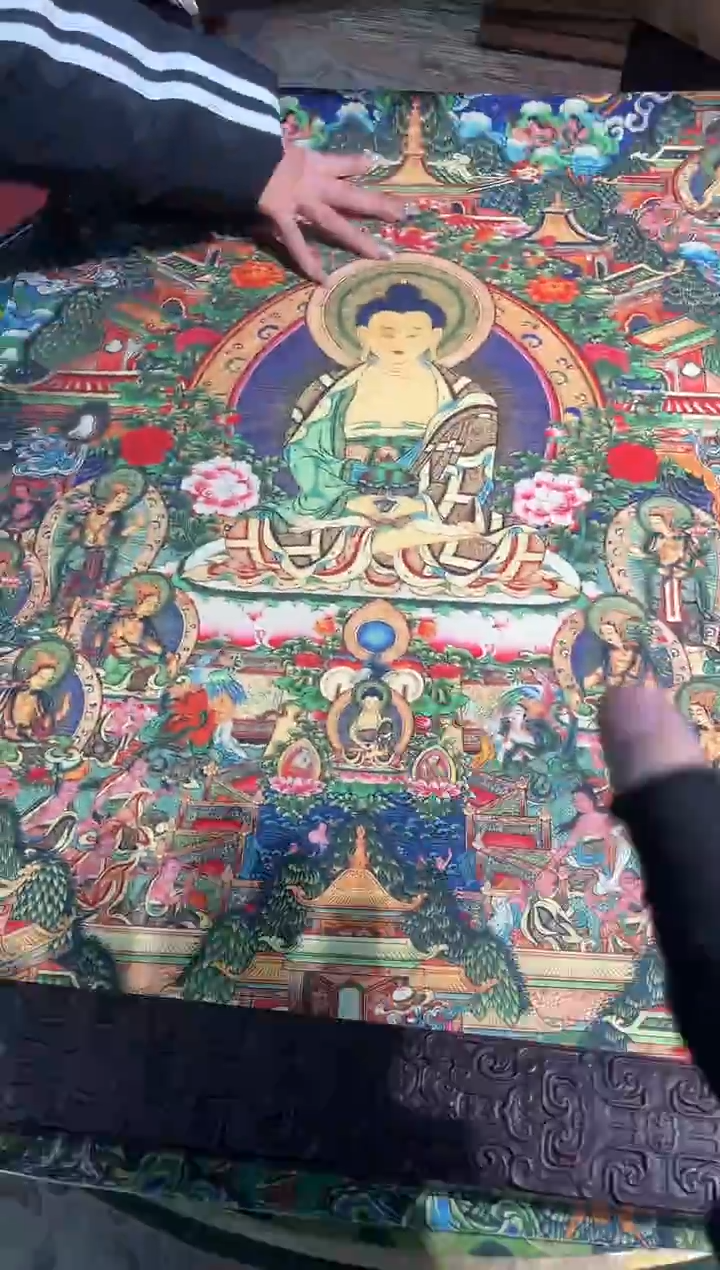 卷轴画路路的唐卡tk160