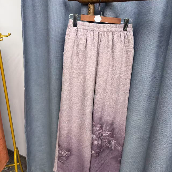 2025秋季新款时尚百搭桑蚕丝裤子女R029