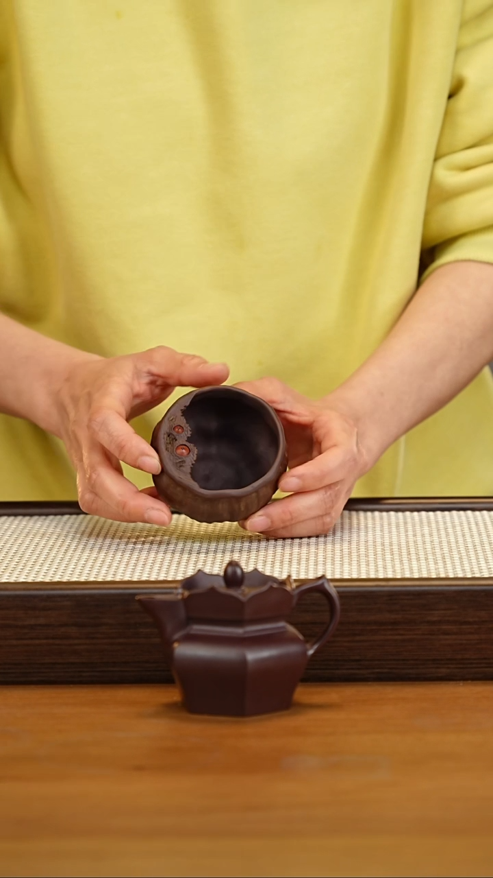 【闪购商品】紫砂茶壶段泥大莲子杯