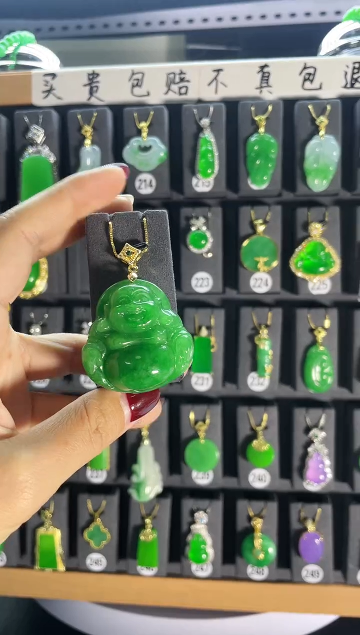 【闪购商品】翡翠耳饰银S925镶嵌221..