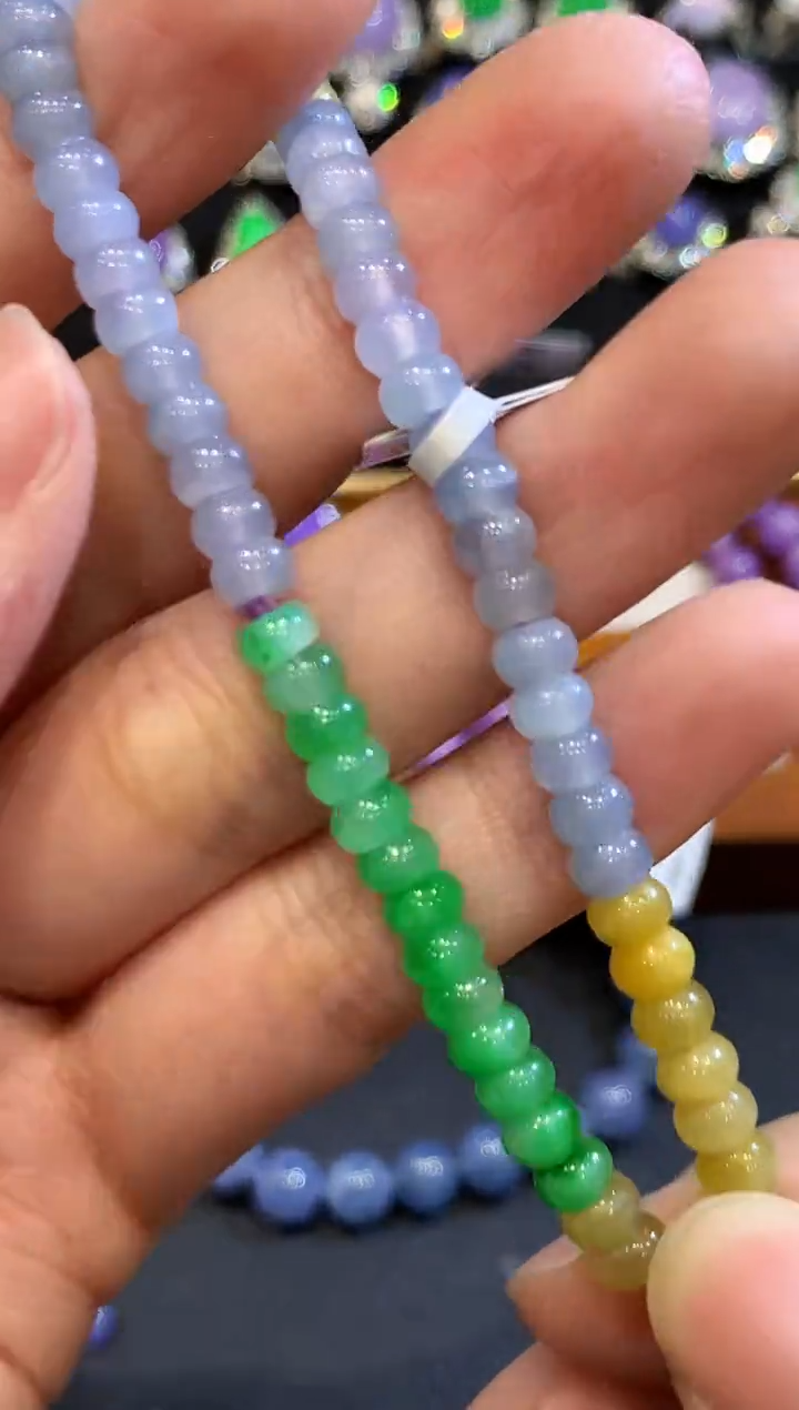 未镶嵌手串翡翠XYX多样性发其一