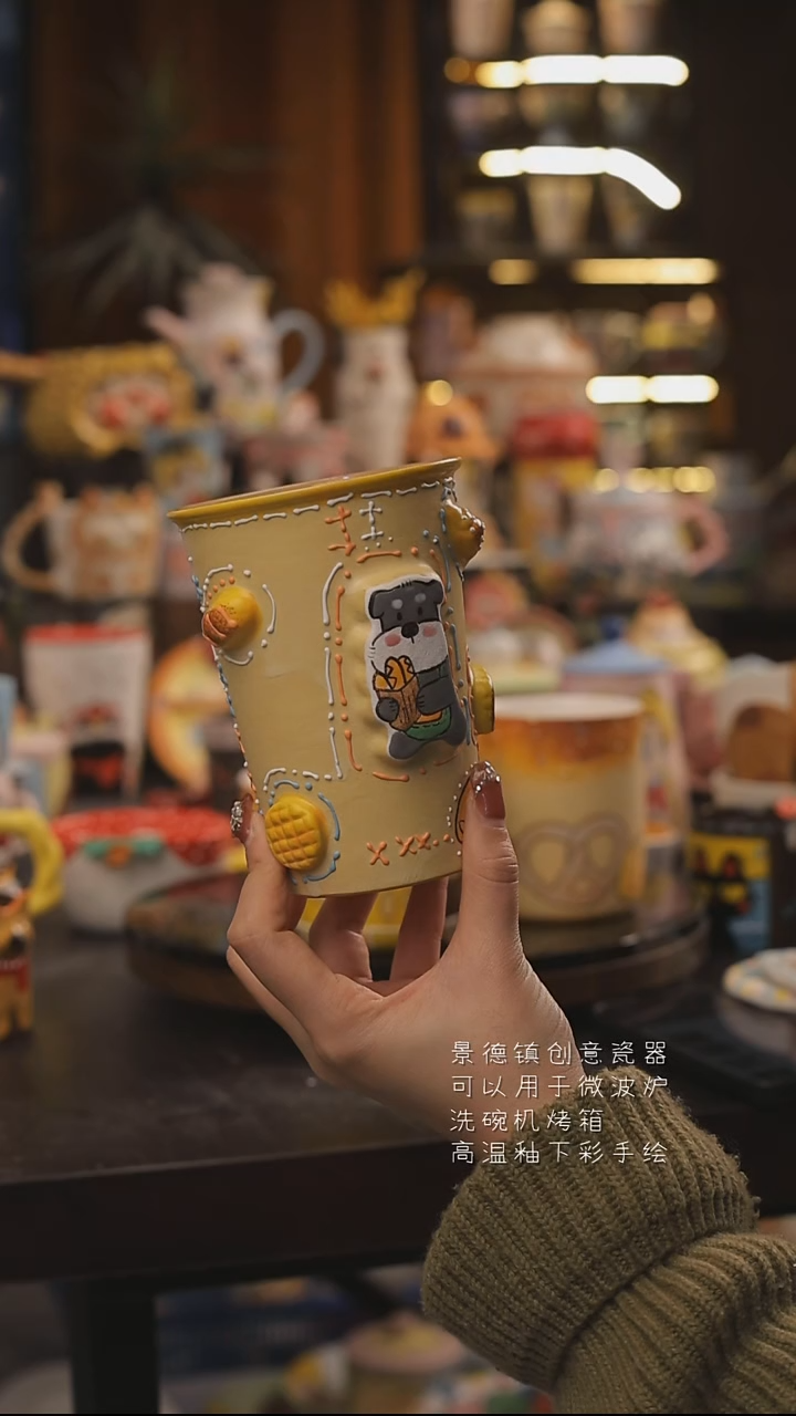 景德镇釉下彩绘设计师款式陶瓷