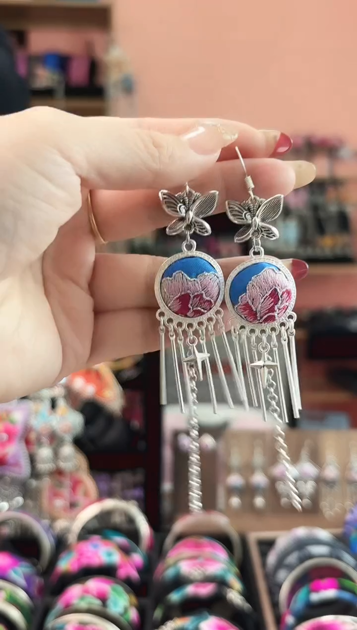 织绣艺枝独绣手工饰品214