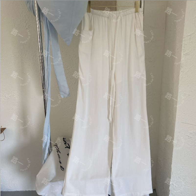 韩国代购.天丝麻休闲裤L25080125