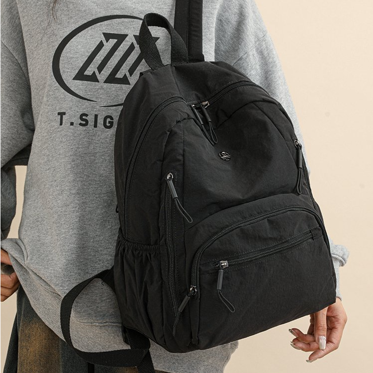 【猫猫布包】升级版旅行布包超轻双肩包大容量简约户外防水包 15寸