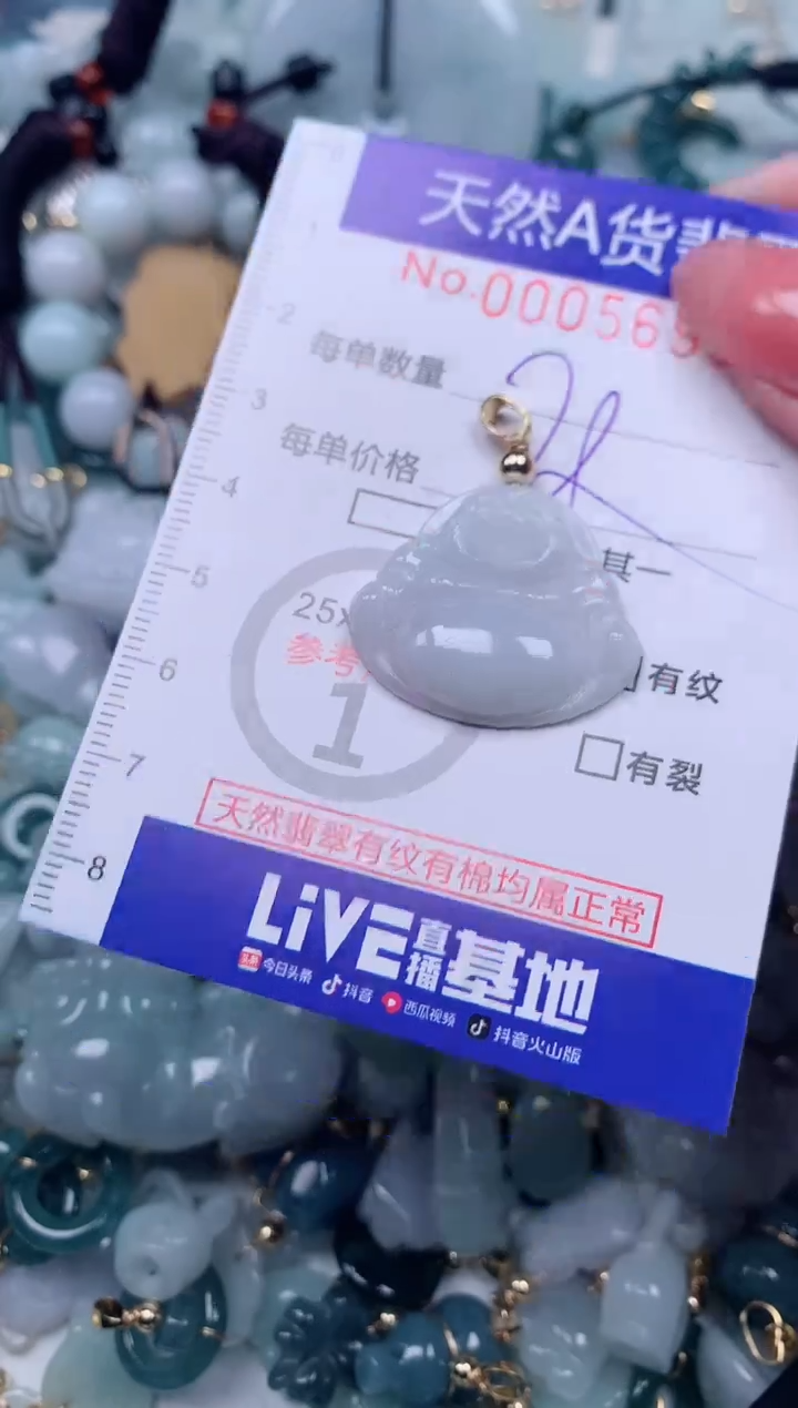 【闪购商品】翡翠颈饰未镶嵌00005693