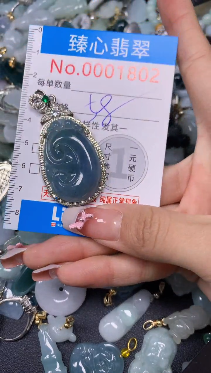 【闪购商品】翡翠颈饰未镶嵌含绳0001802