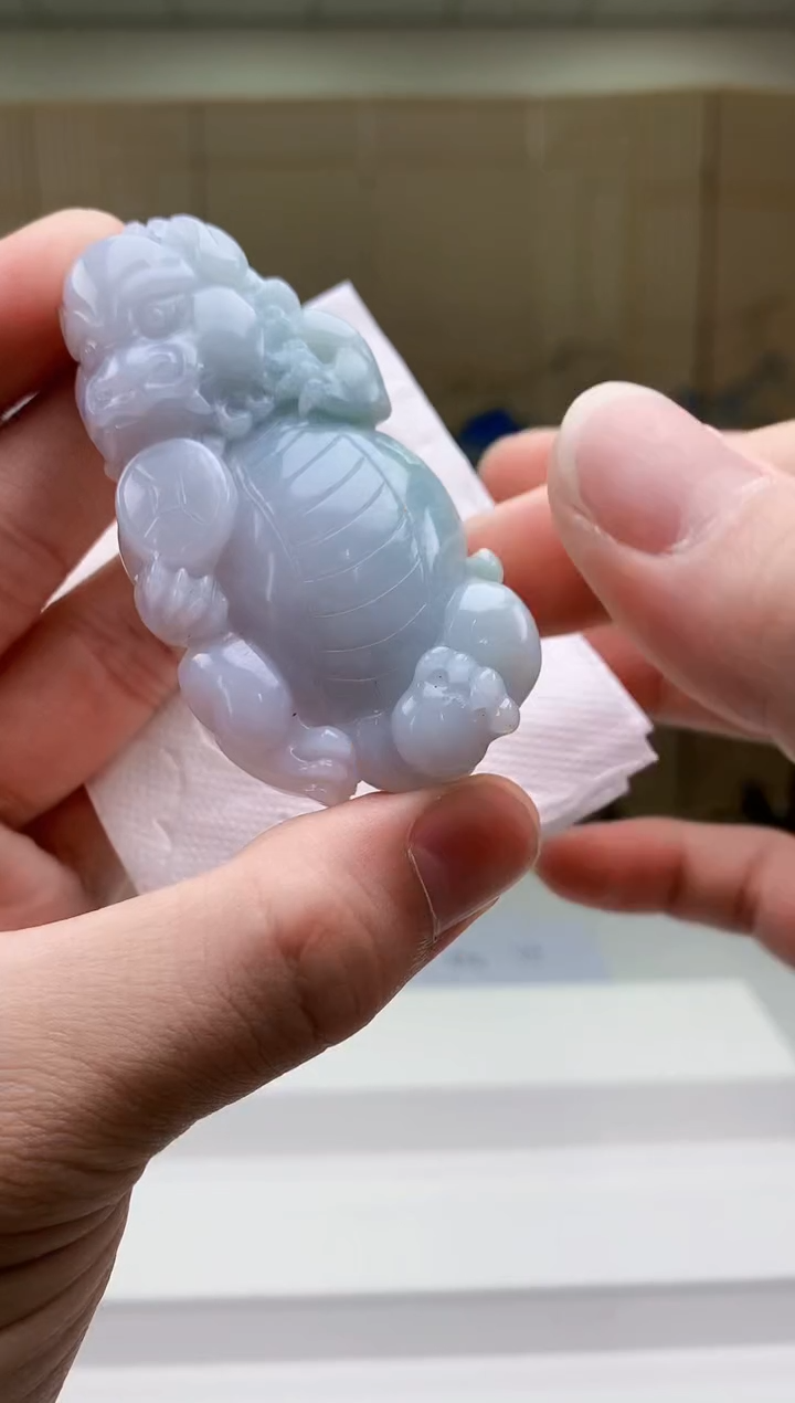 【闪购商品】定制翡翠未镶嵌4868bb-毛货挂件38