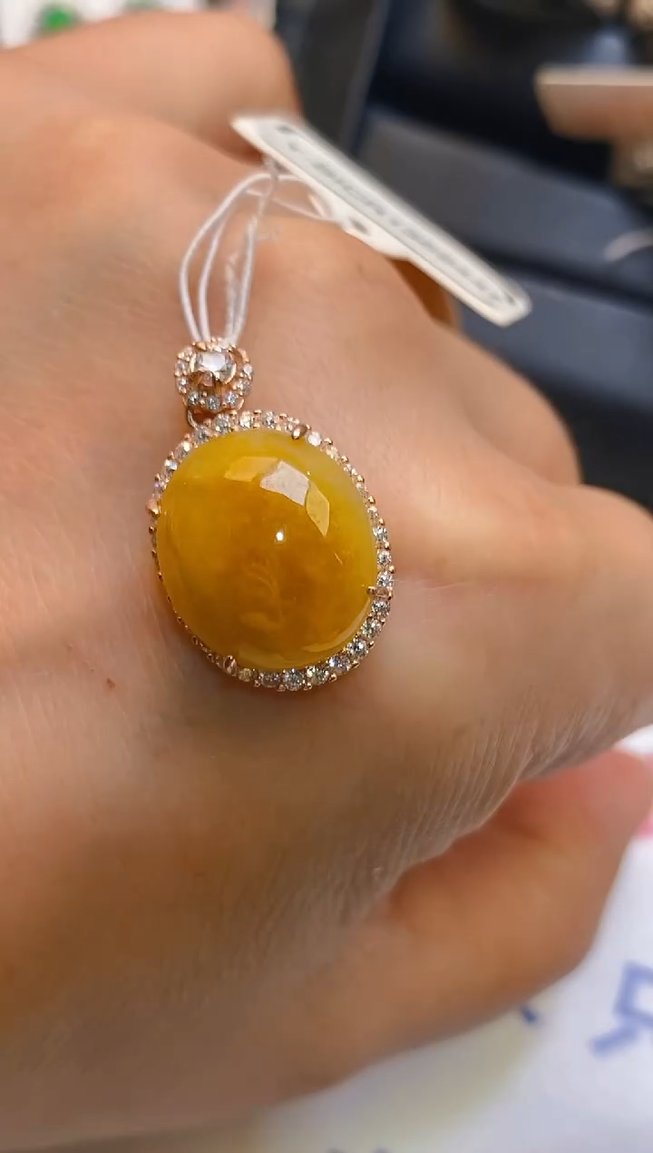 【闪购商品】翡翠耳饰银S925镶嵌天然A货翡翠1