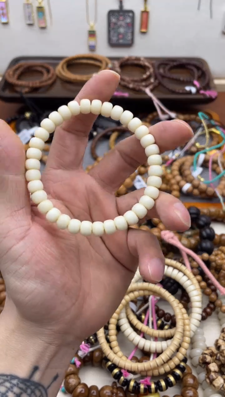 手串龙脊菩提l*e龙脊菩提白龙鳞短轴水波纹手串