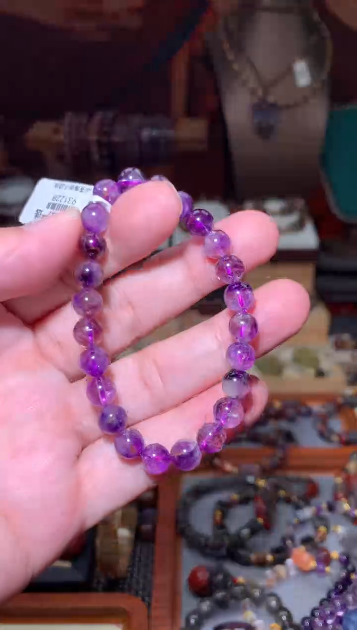 未镶嵌珠宝半成品水晶超七7mm