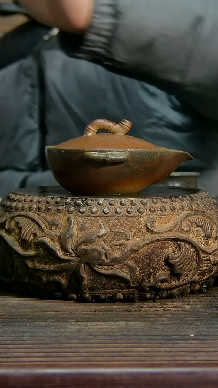 【闪购商品】紫砂茶壶竹节宝瓶 容量130