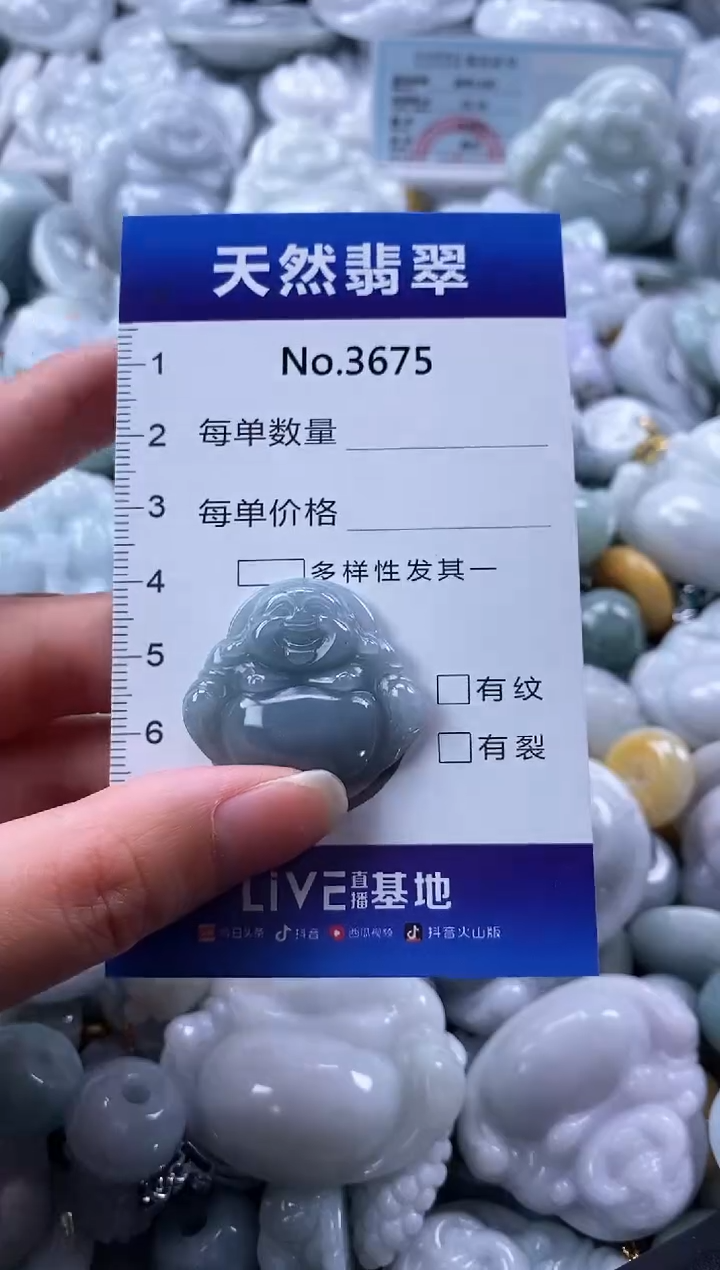 翡翠未镶嵌颈饰缅甸A货翡翠3675