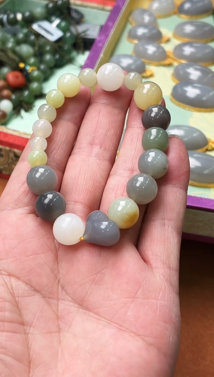 未镶嵌手串和田玉E89