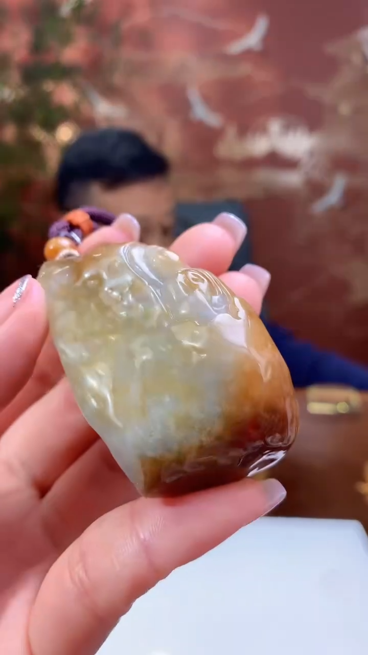 【闪购商品】定制翡翠未镶嵌1002ry-毛货挂件29