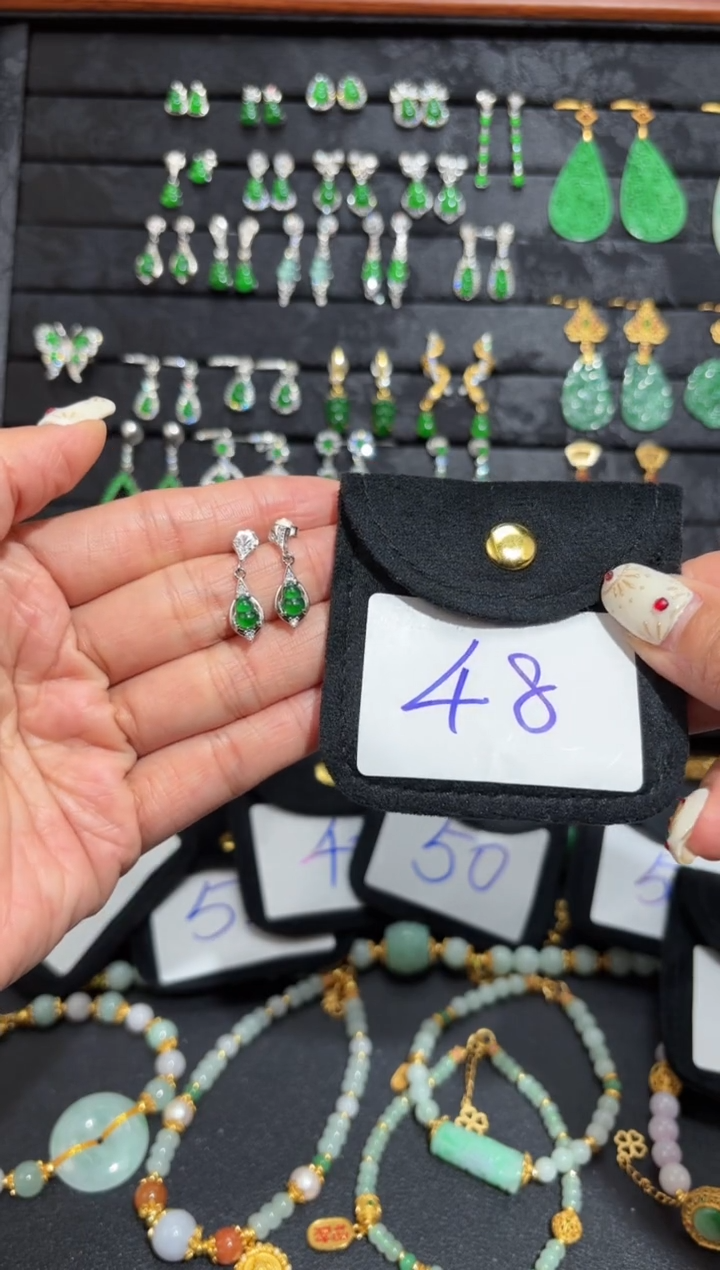 【闪购商品】翡翠颈饰银S925镶嵌蛋面/支持复检/一件