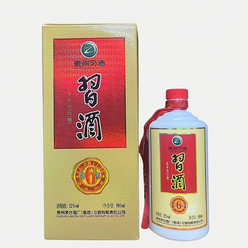 习酒【2014】习酒特制6浓香型白酒单瓶装52度500ml