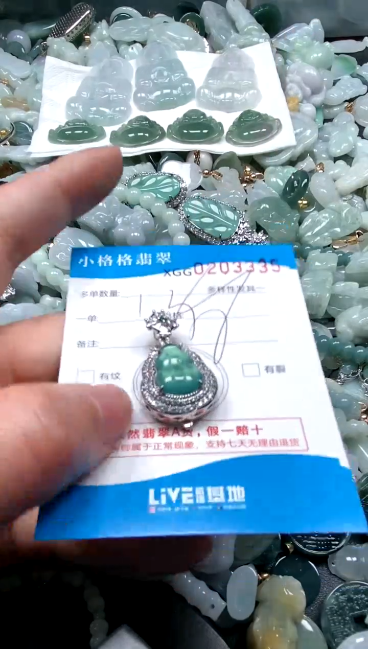 【闪购商品】翡翠颈饰未镶嵌闪购商品0203335