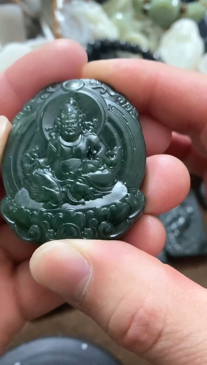【闪购商品】和田玉吊坠(不含链)未镶嵌黄财神
