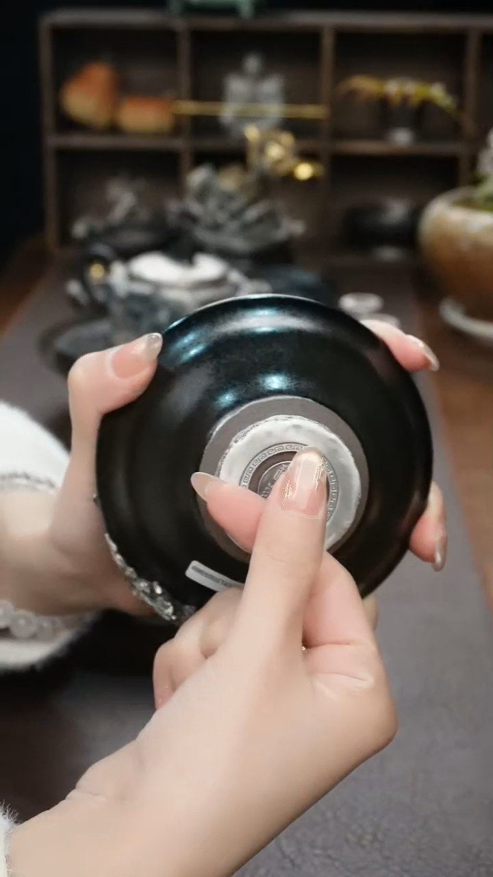 【闪购商品】境秋建盏主人杯高定