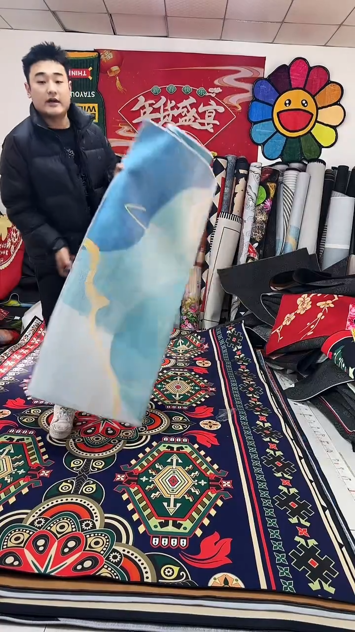 棉麻绒010    140*200（全新