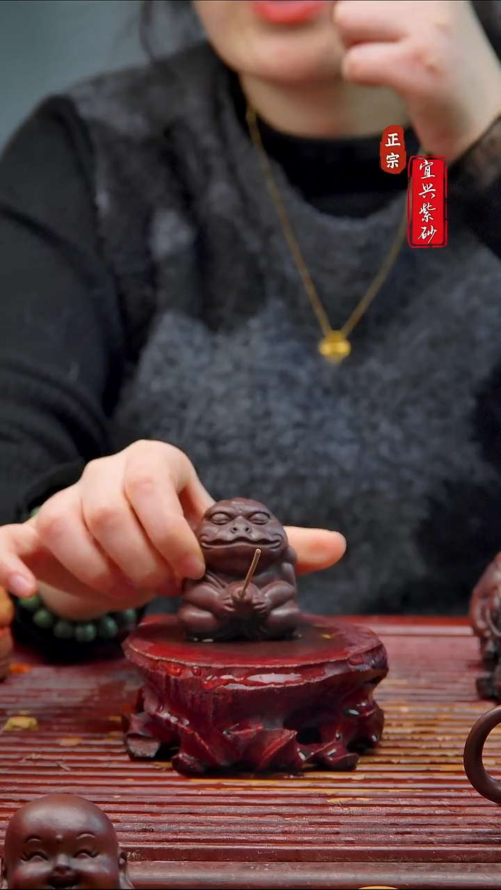 紫砂茶宠宜兴紫砂茶宠摆件