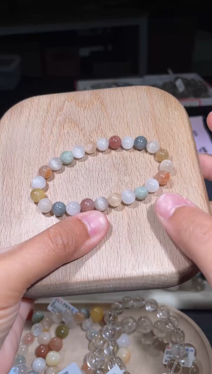 【闪购商品】水晶手链未镶嵌15号多样性发货一M 7+