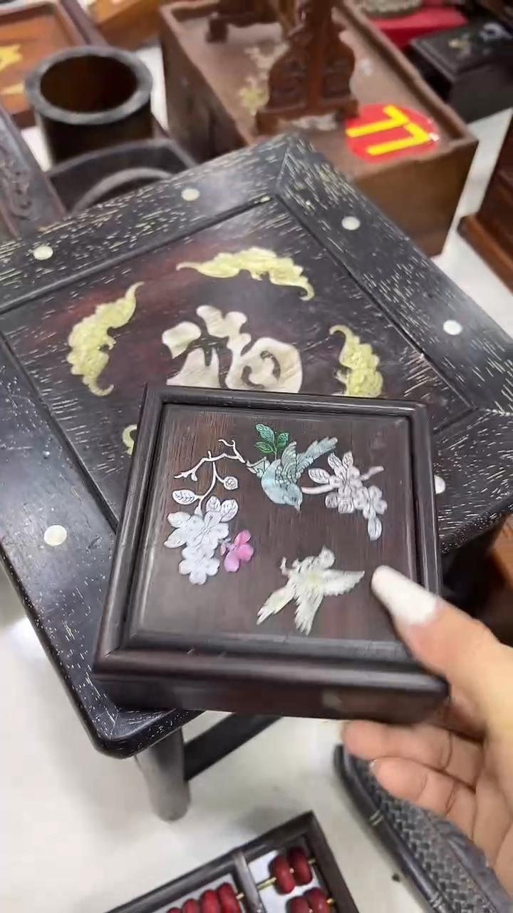 木沐头淘摆件木雕件