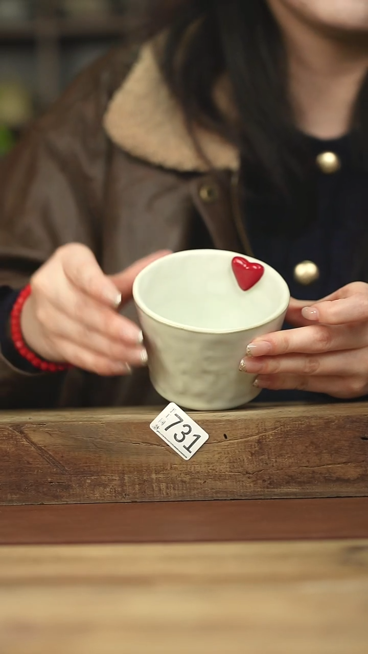 设计师手作款！！爱心杯福利系！