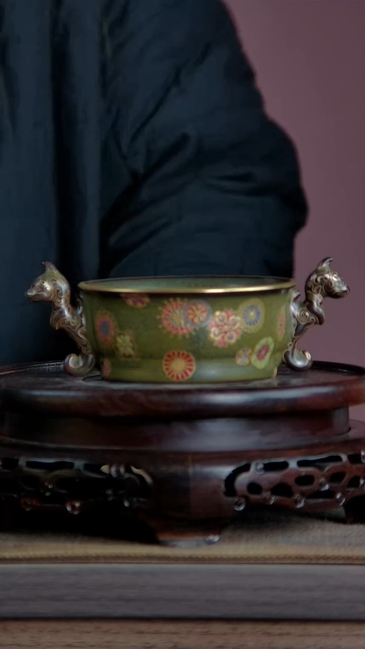 【闪购商品】景韵堂仿清茶叶末釉