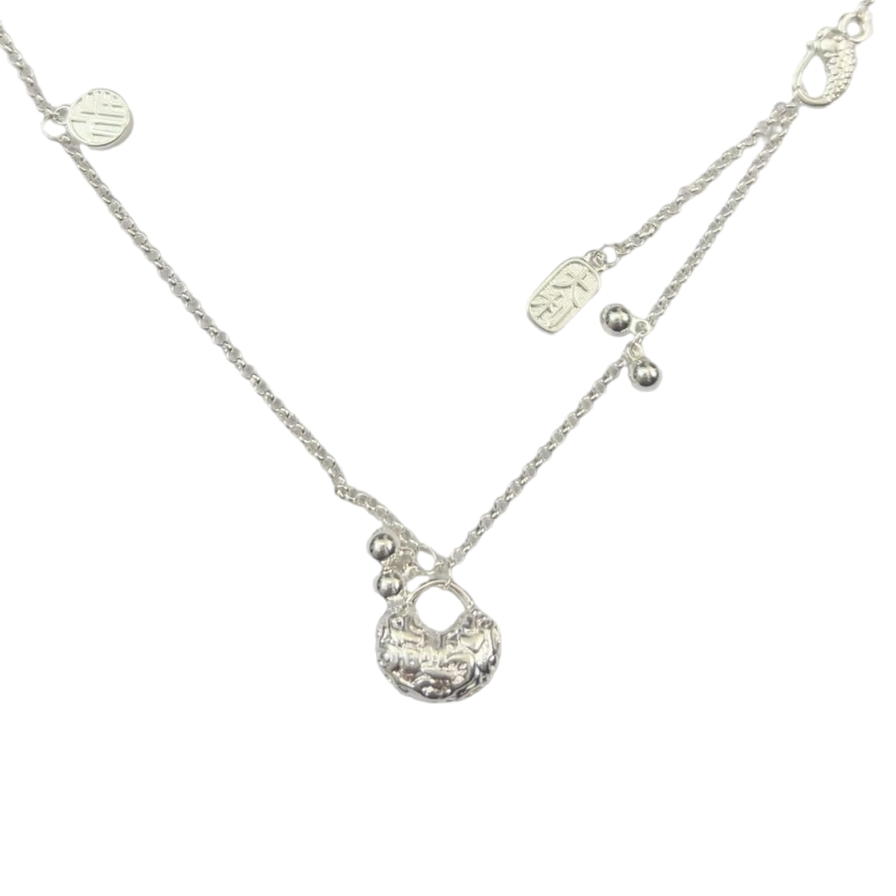 小平安锁百搭优雅气质生肖挂饰