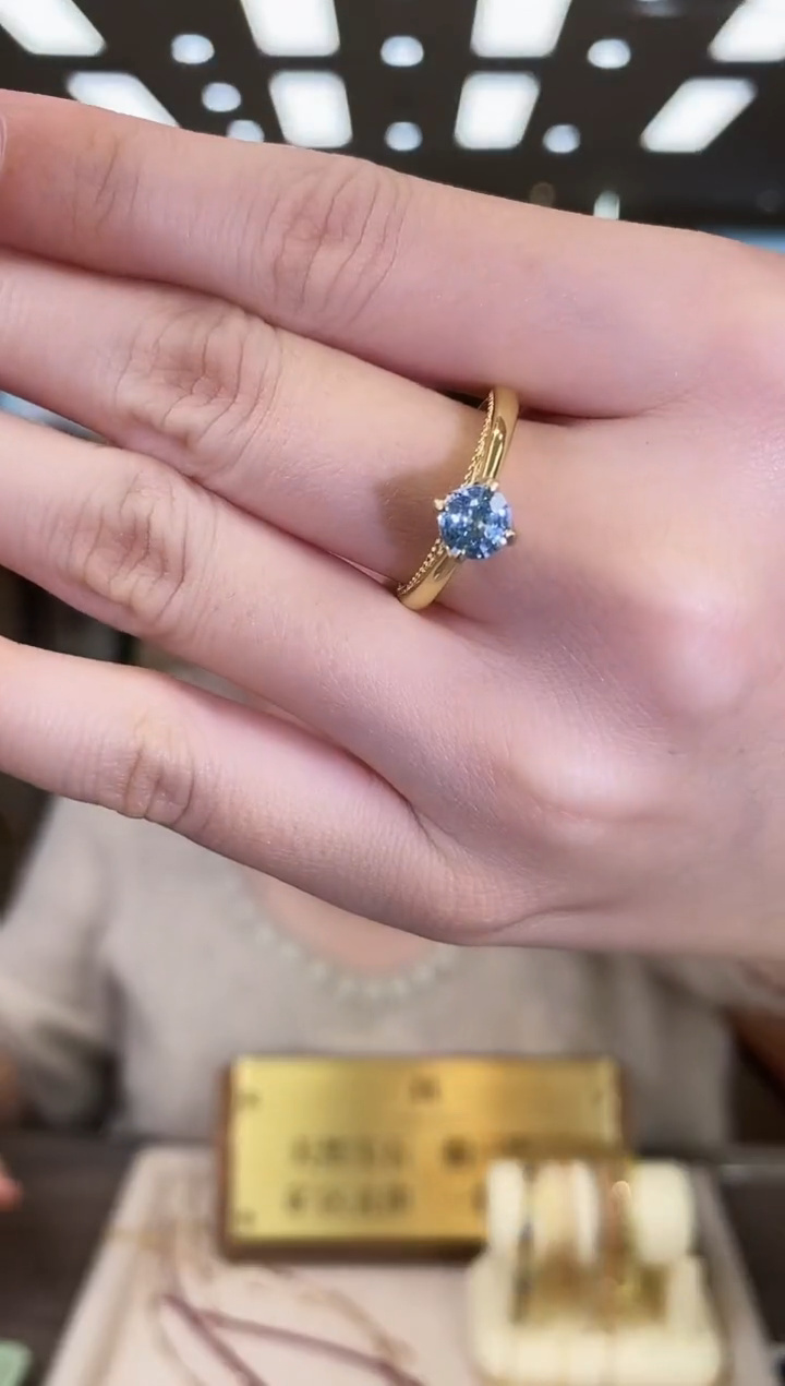 银S925镶嵌天然锆石戒指09