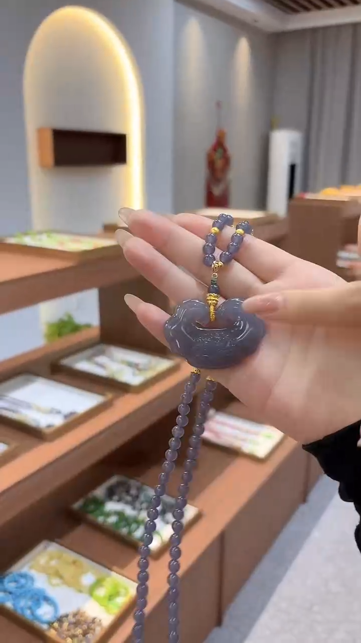 毛衣链未镶嵌和田玉DIY款M606