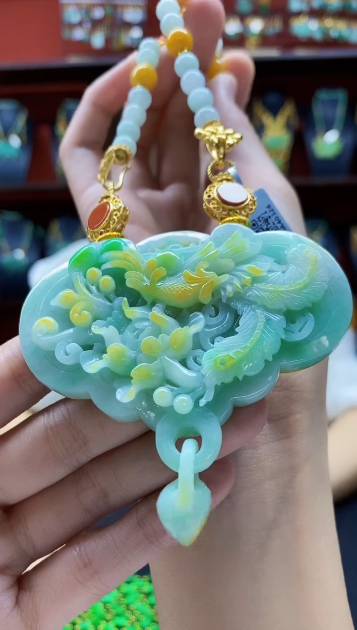 颈饰未镶嵌翡翠翡翠吊坠