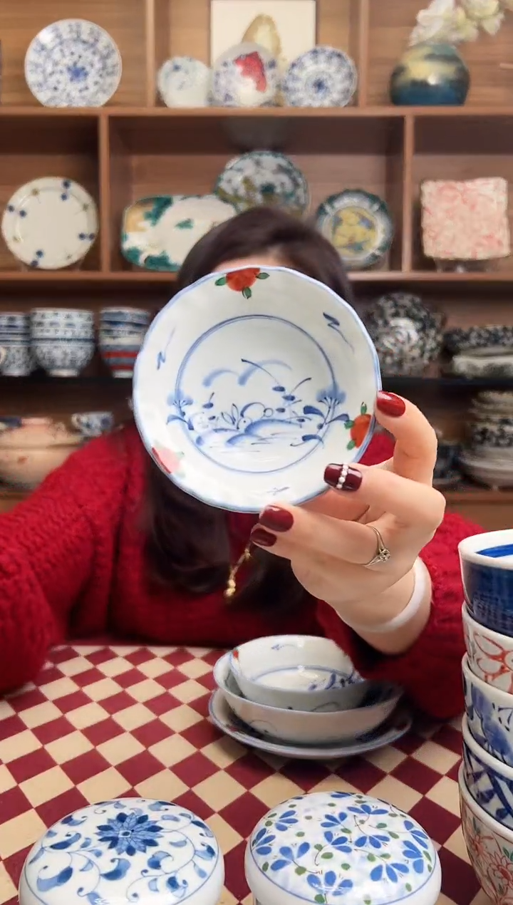 【闪购商品】瓷片赤绘兔9.5cm小味碟    