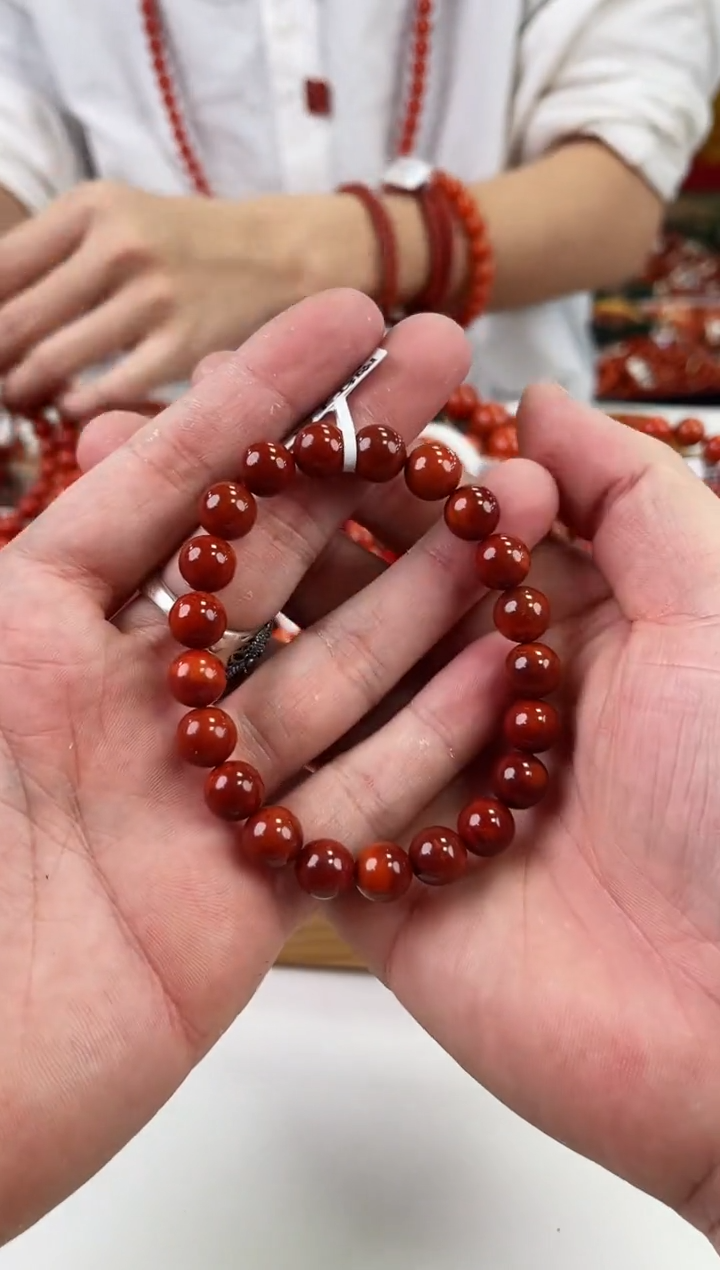 【闪购商品】南红玛瑙瓦西手串9+未镶嵌一个/条